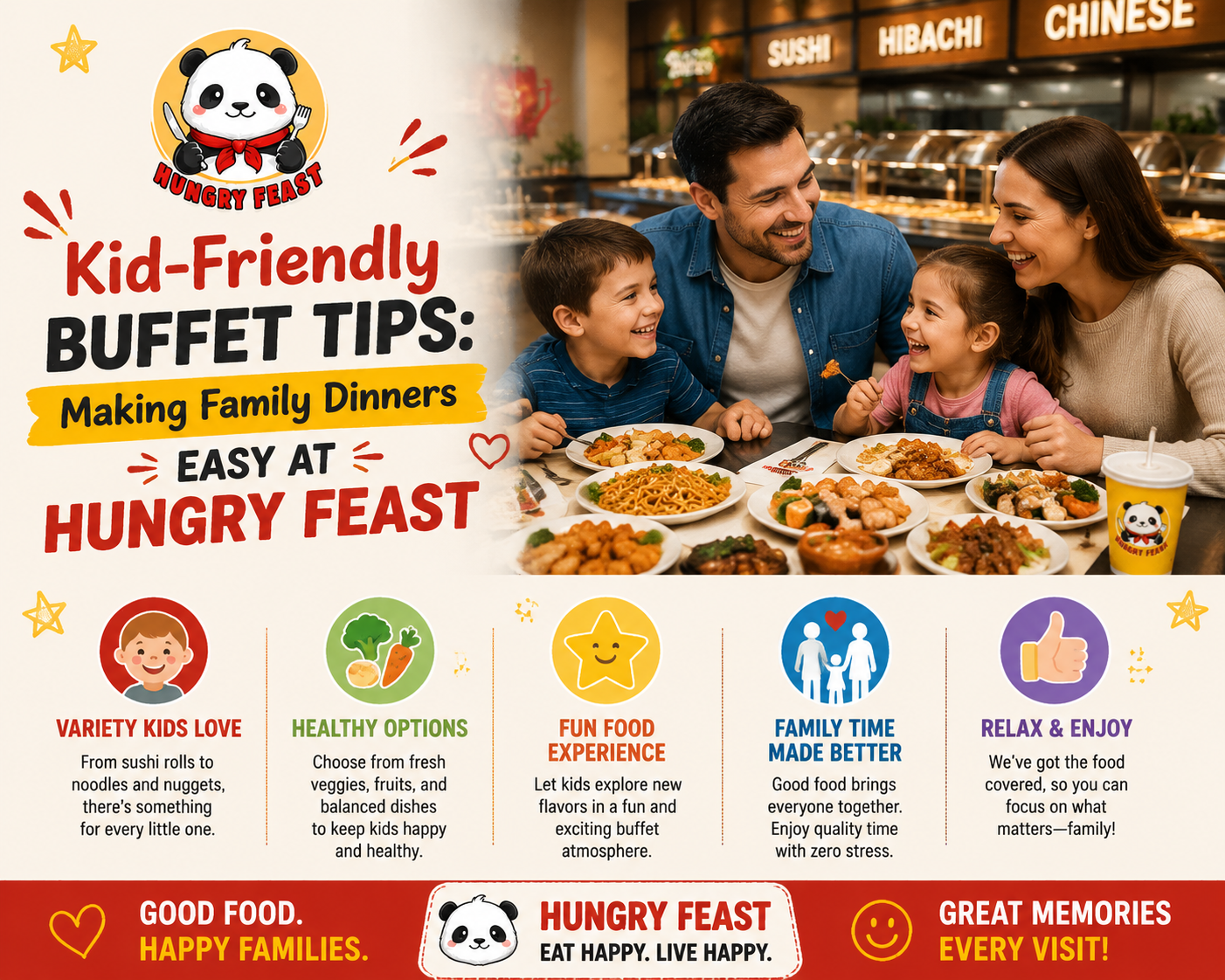 Kid-Friendly Buffet Tips: Making Family Dinners Easy at Hungry Feast